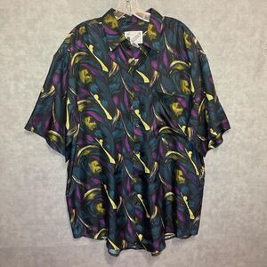 Vintage silk button up